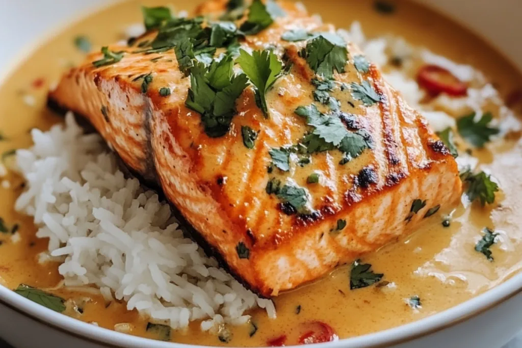 Delicious Coconut Curry Salmon Delight