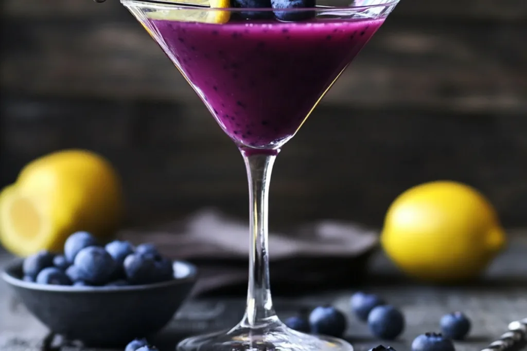 Delightful Refreshing Blueberry Lemon Martini Recipe