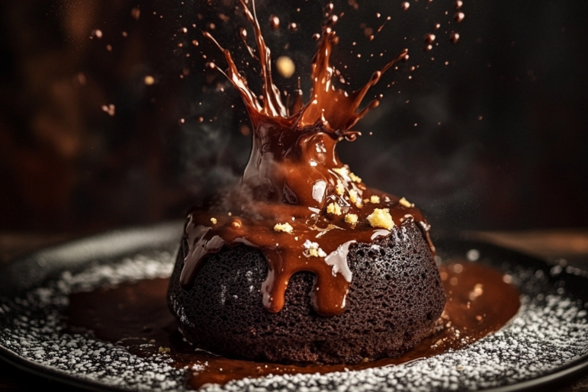 Indulgent Decadent Molten Lava Cake Explosion