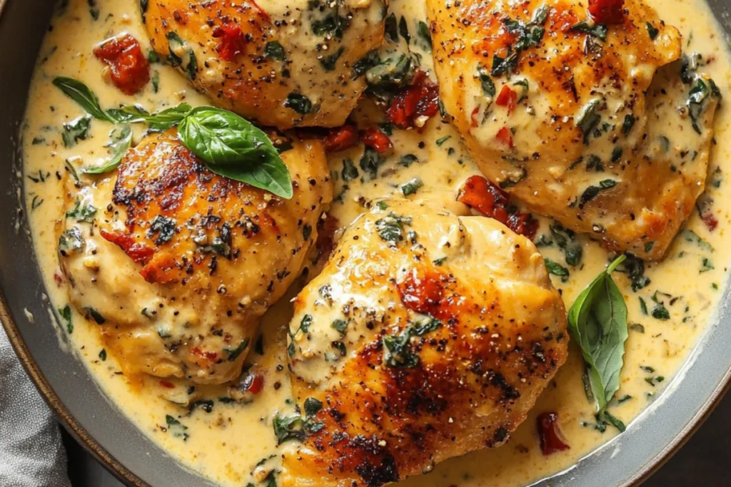 Irresistible Creamy Tuscan Chicken Delight Recipe