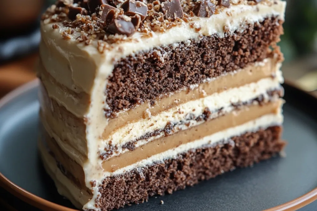 Irresistible Decadent Toffee Delight Cake