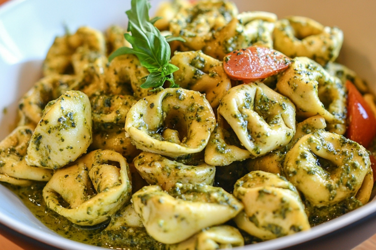 Irresistible Pesto Chicken Tortellini Delight