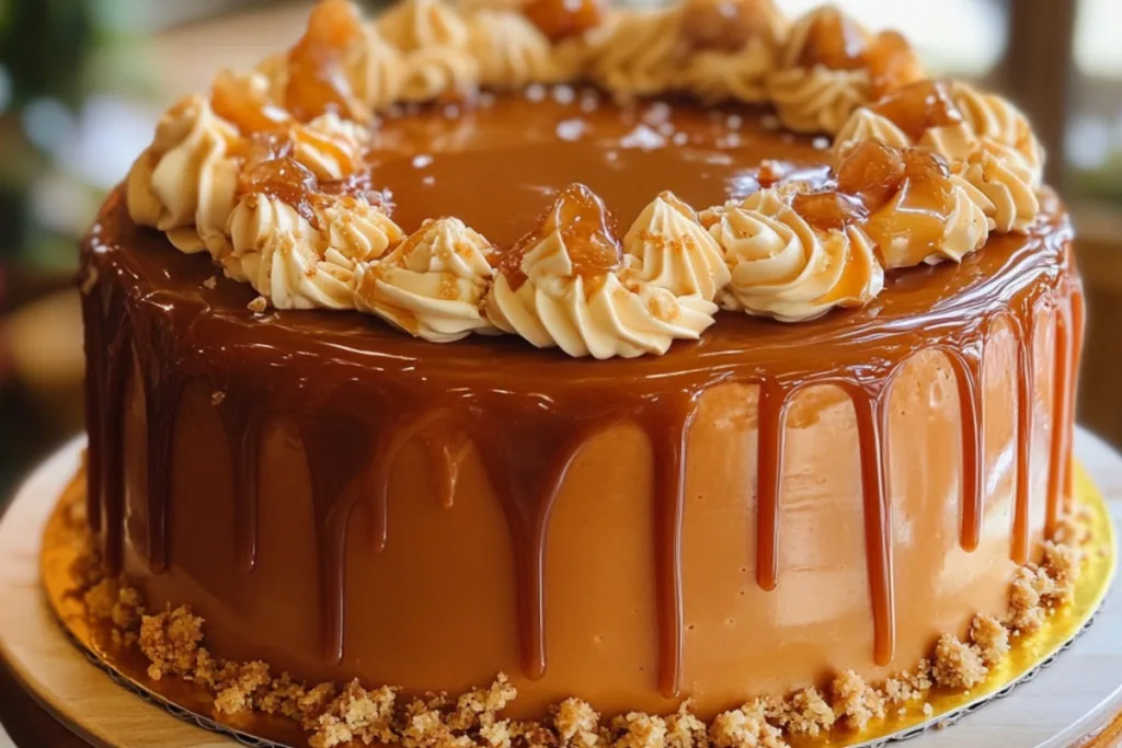 Irresistible Salted Caramel Delight Cake Recipe