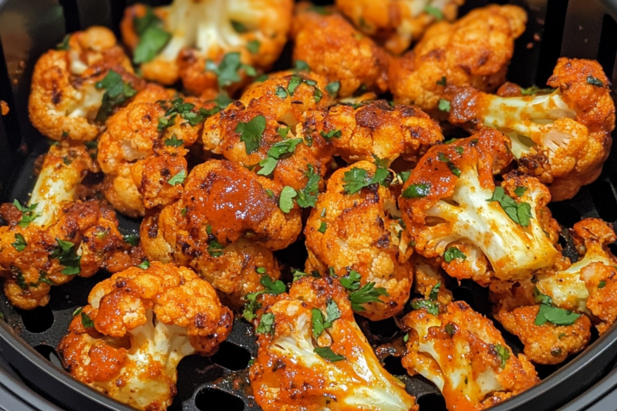 Irresistible Spicy Air Fryer Buffalo Cauliflower Recipe