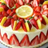 Irresistible Succulent Strawberry Lemon Cake Recipe