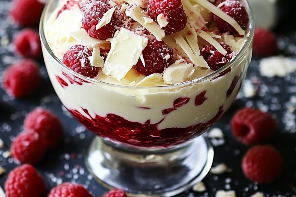 Irresistibly Delicious White Chocolate Raspberry Delight Recipe